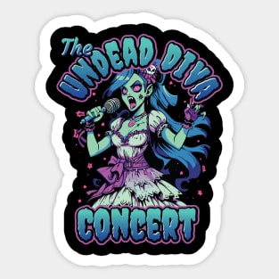 The Undead Dive Concert - For Rockstars & Zombie Lovers Sticker